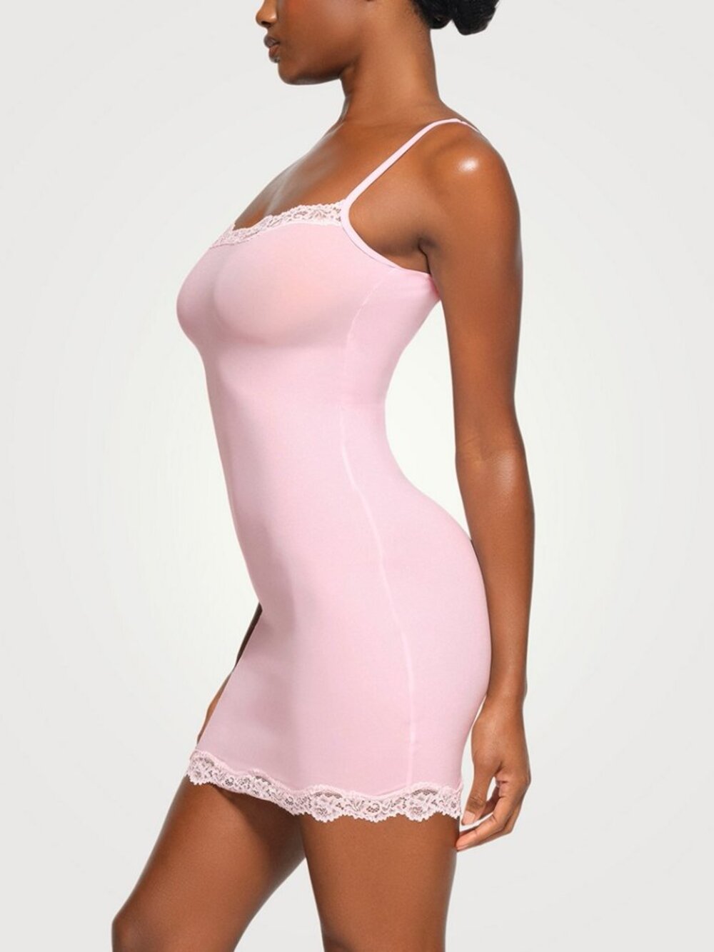 🌸SKIMS Fits Everybody Lace Slip Dress | Cherry Blossom | Size XS | NWT 🌸